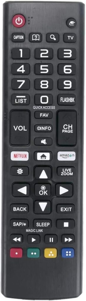 Brashly Universal TV Remote for LG Smart TV – Compatible with All Models (LCD, LED, 3D) – AKB75095308, AKB75375604, AKB75095307, AKB75675304, AKB74915305