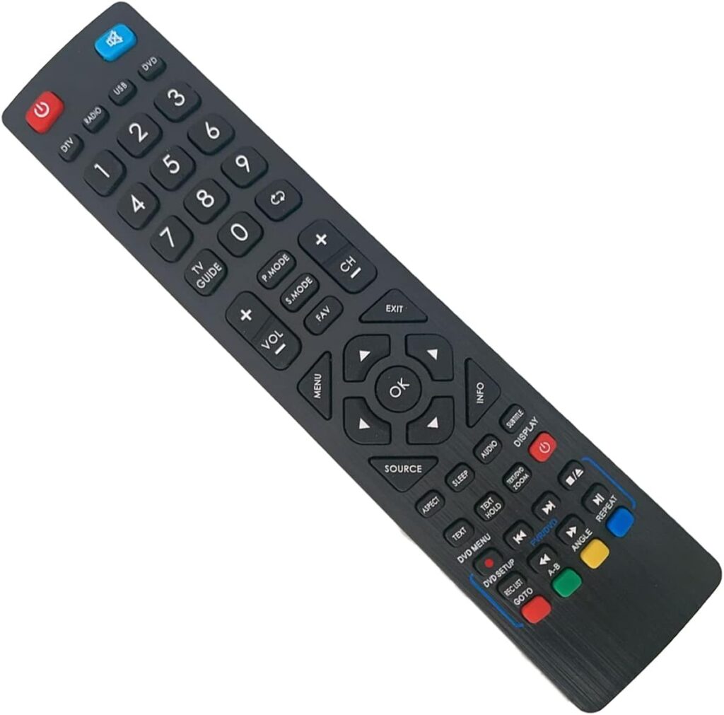 EAESE Replacement Technika Universal Remote Control Works for All Technika LCD 3D LED HD PVR Smart TVs – No Setup Required