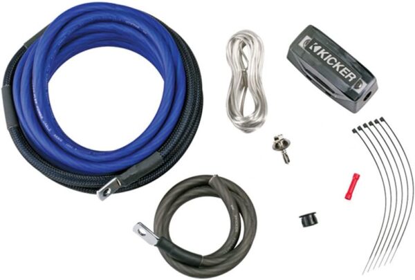 KICKER Bundle of 3 Items 400W CX Mono Amplifier with Dash-Mount Remote Bass Control and 8AWG Power Wiring Kit - Image 7