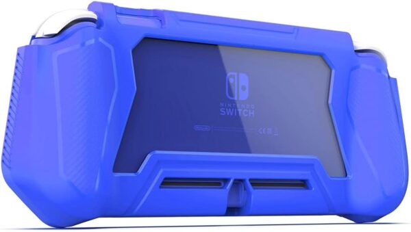Protective Case for Nintendo Switch Lite, Switch Lite Case with Detachable Screen Protector Cover + Hand Grip Case Compatible with Nintendo Switch Lite 2019 (Navy Blue) - Image 6