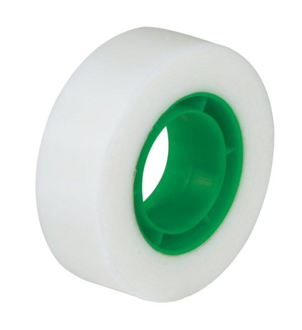 Q-Connect Self-Adhesive Tape Matt 19mm 33m / Small Office Accessories/Type-Office/Kind-Matte/Material-PP/Colour-Transparent/Thickness (mm)-N.a. / Size-19/33mm/m/Width (mm)-19 - Image 2