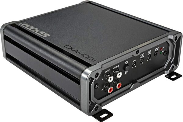 KICKER Amplifier and Amp Kit Package of 2 Items - CX Series 400W RMS Class D Monoblock Amplifier and Complete 8AWG Wiring Kit - Image 2