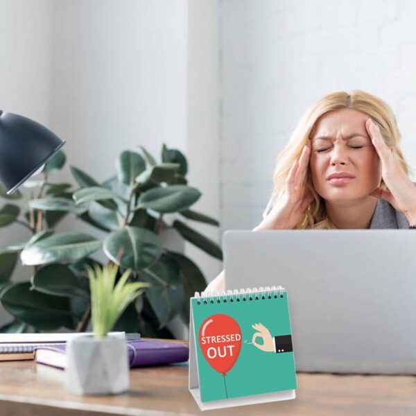 Office Desk Sign,Funny Desk Signs,30 Different Fun and Flip-Over Messages for Office Present,Office Desk Accessories,A Present for colleague,Mother's Day, Father's Day,Christmas Day（4.7" x 4.7"） - Image 4