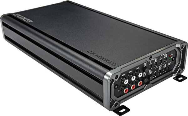 KICKER Amplifier and Amp Kit Package of 2 Items - CX Series 660W RMS Class AB/D 5-Channel Amplifier and Complete 4AWG Wiring Kit - Image 2