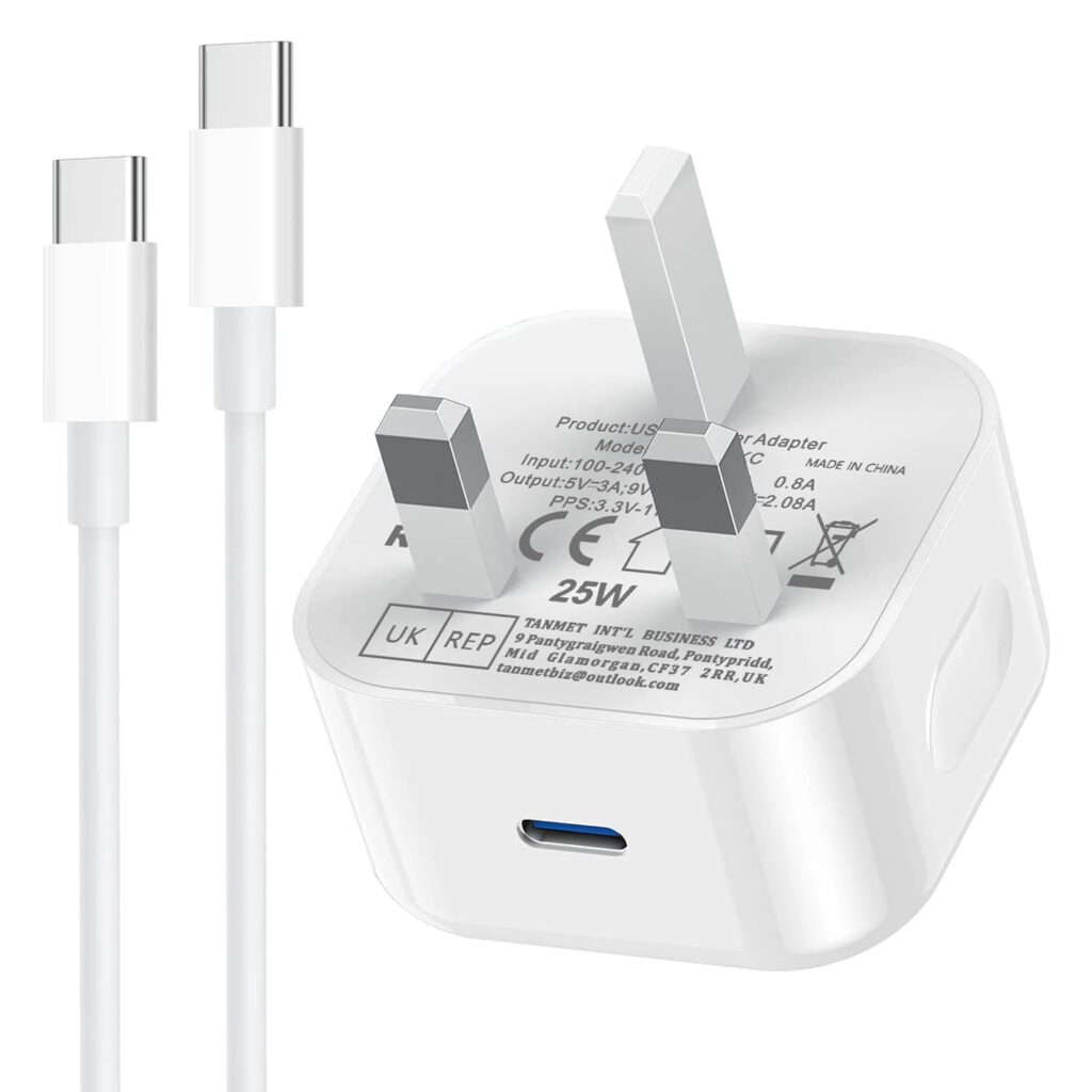 Bediaca USB C Charger for Samsung, Fast Charging USBC PD Plug and Type C Cable 1M for Samsung Galaxy S24/S23 fe/S22/S21+/S20/A55/A54/A53/A52S/A16/A15/A14/A13/A12/A35/A34/A33/A32/A05S/A04S/A20E/A21S