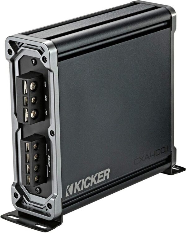 KICKER Amplifier and Amp Kit Package of 2 Items - CX Series 400W RMS Class D Monoblock Amplifier and Complete 8AWG Wiring Kit - Image 3