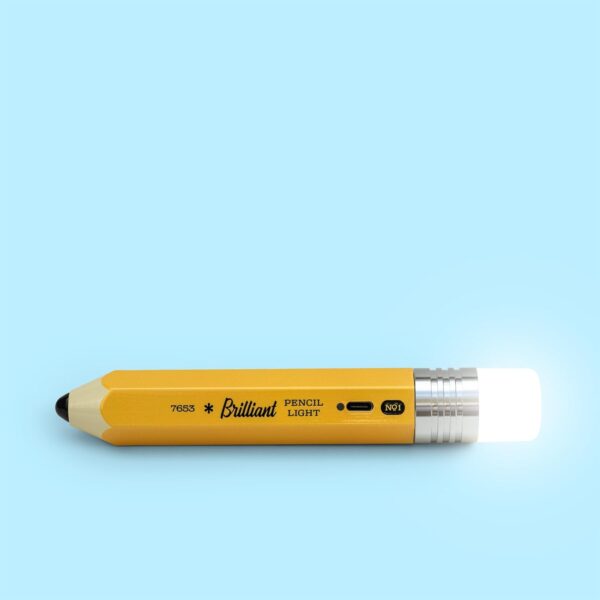 Suck UK - Pencil Light | Table Lamp & Rechargeable Lamp | Desk Accessories & Desk Lamps Office | Cordless Lamp & Bedside Table Lamp | Tables for Bedroom & Office Accessories | Yellow - Image 3