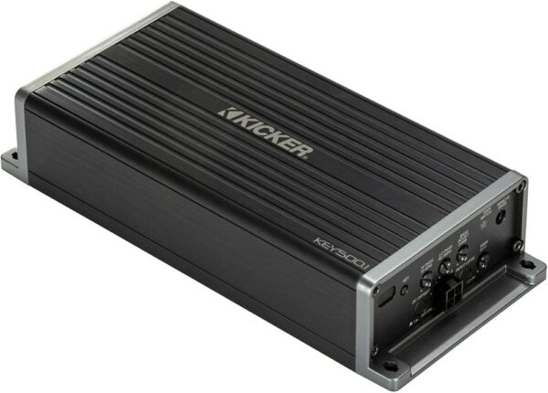 KICKER Amplifier and Amp Kit Package of 2 Items - Smart Series 500W RMS Monoblock Amplifier and Complete 8AWG Wiring Kit - Image 2