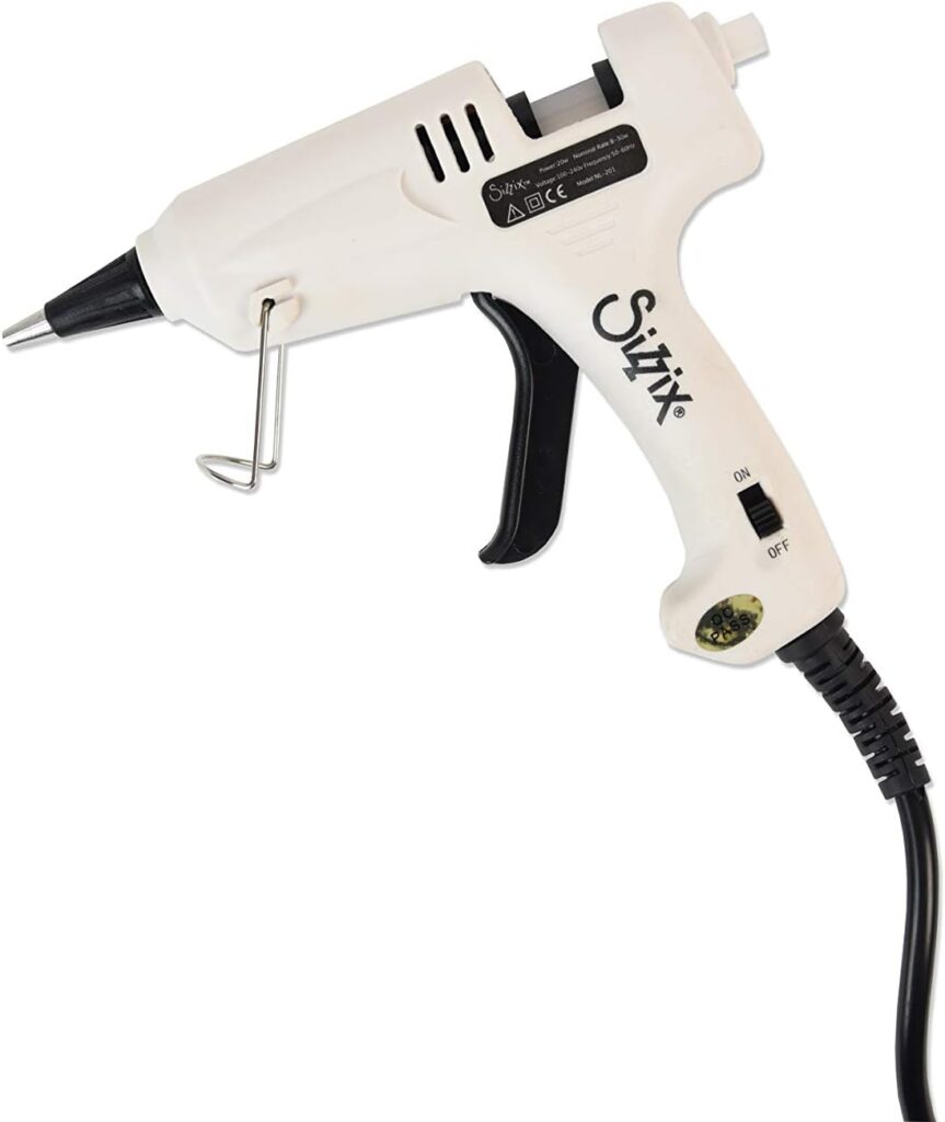 Sizzix Accessory Glue Gun UK Version with EU Adapter, 20.8 x 13.9 x 5 cm