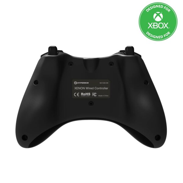 Hyperkin Xenon Wired Controller - Black - Officially licensed Xbox 360 Controller replica for use with Xbox Series X|S, Xbox One, Windows 10|11, PC, Video Game Controller, 3.5MM Audio Jack, Impulse Triggers, Plug and Play Gaming Gamepad - Image 2