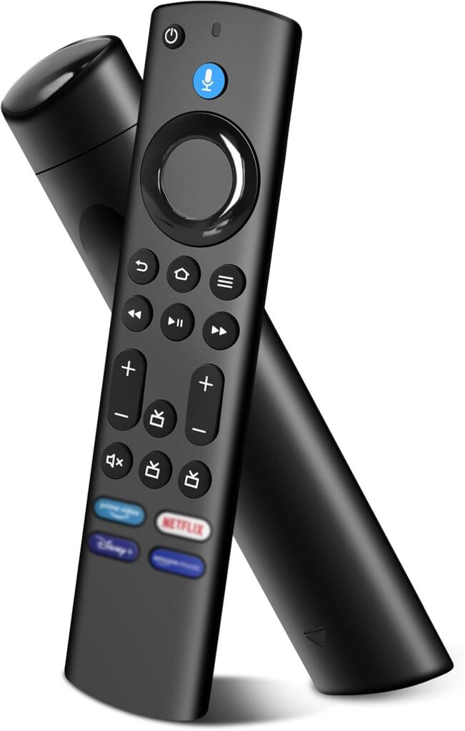 Replacement Voice Remote Control for AMZ Smart TV (4k, 2nd Gen, 3rd Gen, Lite) s-tick, for AMZ Smart TV Cube(2nd Gen, 3rd Gen),Compatible with Insignia/Toshiba/Pioneer Smart TVs