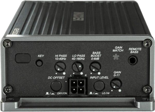 KICKER Amplifier and Amp Kit Package of 2 Items - Smart Series 500W RMS Monoblock Amplifier and Complete 8AWG Wiring Kit - Image 3