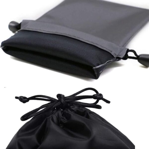 JAKAGO 2x Universal fabric Pouch Phone Sock Portable Waterproof bag Case Sleeve for Glasses Earphone Powerbank and all under 5.5" Mobile Phone like Iphone Samsung Huawei LG Sony (11x18CM) - Image 8