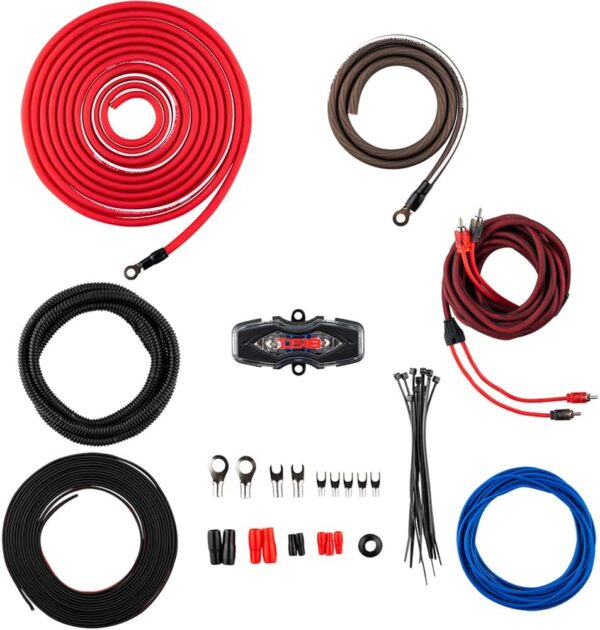 KICKER Amplifier and Amp Kit Package of 2 Items - CX Series 660W RMS Class AB/D 5-Channel Amplifier and Complete 4AWG Wiring Kit - Image 6