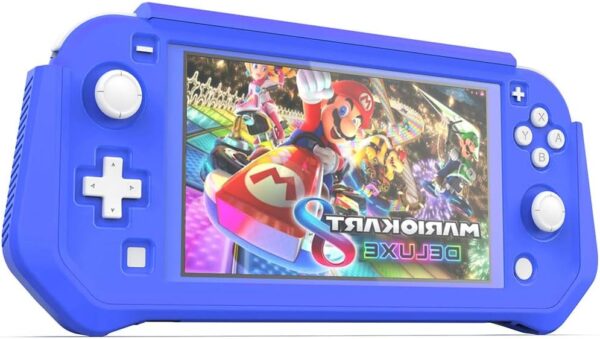 Protective Case for Nintendo Switch Lite, Switch Lite Case with Detachable Screen Protector Cover + Hand Grip Case Compatible with Nintendo Switch Lite 2019 (Navy Blue) - Image 5