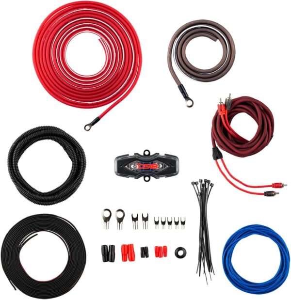 KICKER Amplifier and Amp Kit Package of 2 Items - CX Series 360W RMS Class AB 4-Channel Amplifier and Complete 8AWG Wiring Kit - Image 6