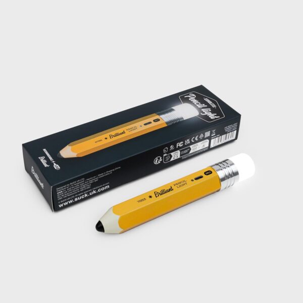 Suck UK - Pencil Light | Table Lamp & Rechargeable Lamp | Desk Accessories & Desk Lamps Office | Cordless Lamp & Bedside Table Lamp | Tables for Bedroom & Office Accessories | Yellow - Image 6