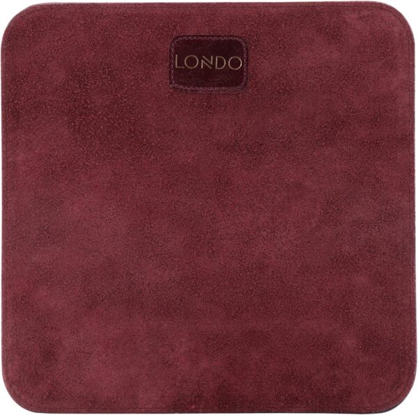Londo Top Grain Leather Mouse Pad with Wrist Rest – Ergonomic Support, Non-Slip Base, Smooth Surface - Image 4