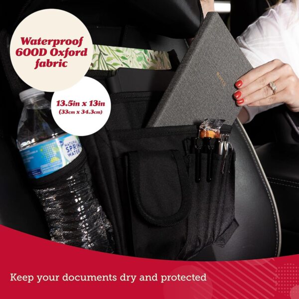 Lusso Gear Car Front Seat Organizer - Storage for Laptop/iPad/Office Supplies - Durable Passenger Seat Organizer for Car & Truck - For Law Enforcement/Police/Patrol Bag - Image 8