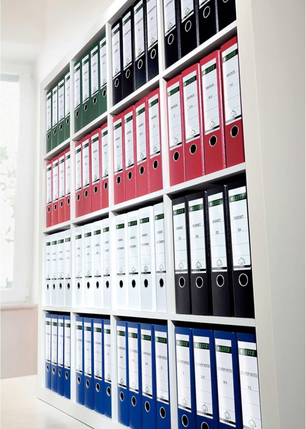 Leitz 2-Ring 3-Inch Premium Linen Textured A4 Sized European Binder, Green (1010-GR) - Image 11