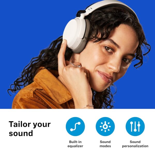 Sennheiser ACCENTUM Plus Wireless Bluetooth Headphones - Quick-Charge Feature, 50-Hr Battery Playtime, Adaptive Hybrid ANC, Sound Personalization, Touch Controls, Black - Image 6