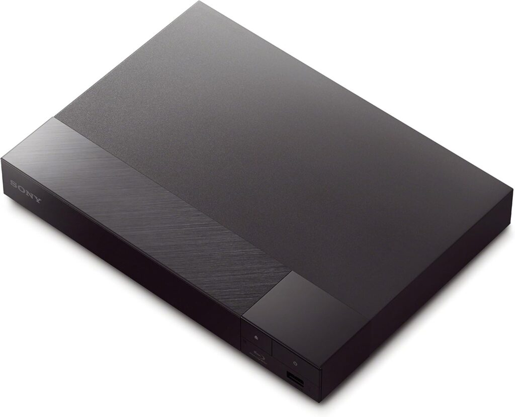 Sony BDP-S3700 Smart Blu-Ray and DVD Player with Wi-Fi and Built-In Apps – Black