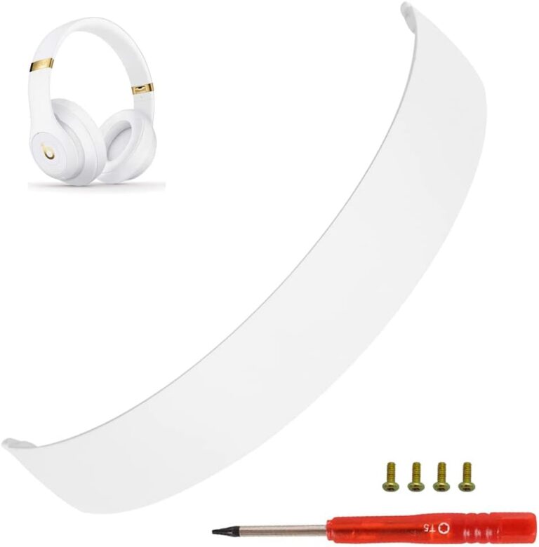 Lnvecnc by Dre Studio 3 Wireless Headband as Same as The OEM Replacement Arch Band Studio3 Accessories Parts Compatible with Beats by Dr Dre Studio 3/A1914 Studio 2 Wired/Wireless Headphones (White)