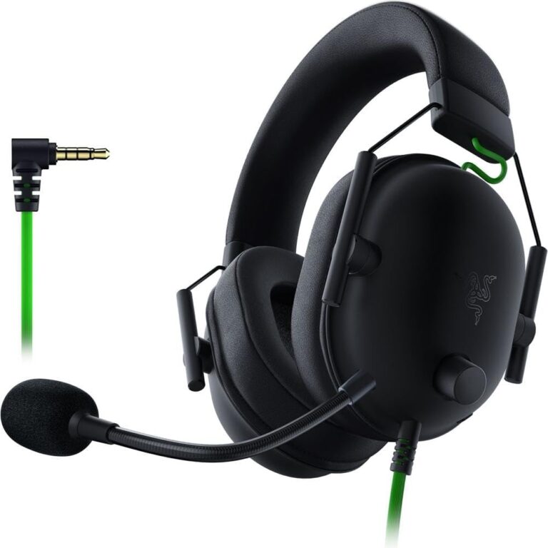 Razer BlackShark V2 X Gaming Headset: 7.1 Surround Sound – 50mm Drivers – Memory Foam Cushion – PC, PS4,PS5, Nintendo Switch, Xbox One, Xbox Series X & S, Mobile – 3.5mm Audio Jack – Black