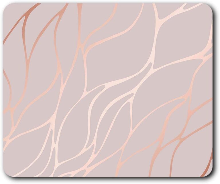 Destination Vinyl Ltd Rose Gold Marble Effect Mouse Mat Pad Computer PC Laptop Gaming Office Home Desk Accessory Gadget 2452