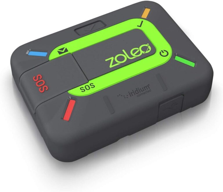 ZOLEO Two-way Satellite Communicator – Global SMS Text Messaging & Email, Emergency SOS Alerting, Check-in & GPS Location – Android iOS Smartphone Accessory