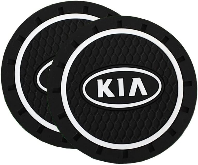 PSL Car Cup Holder Coasters Pair Compatible with Kia Cars for Ceed Sorento Ev6 Picanto Rio Sportage Soul Niro Xceed