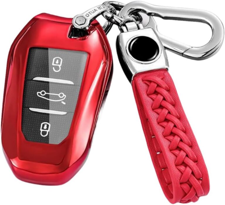 MEDZUK 5 colours: compatible with Opel Mokka B, Mokka-e 2020-2023 2024 car key case with key ring accessories