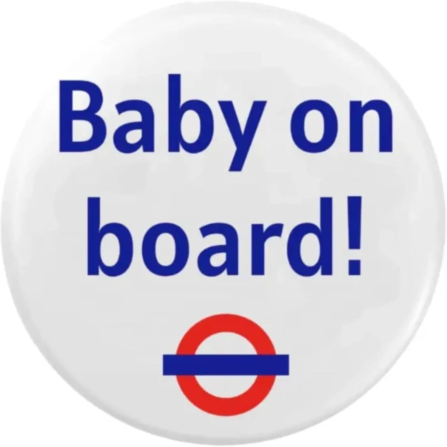 Baby Gifts Pin Badge: Baby On Board Badge TFL London Underground – Pregnancy Announcement Essentials for New Mum – Gender Reveal Ideas, Pregnant Badge, Baby Travel Accessories