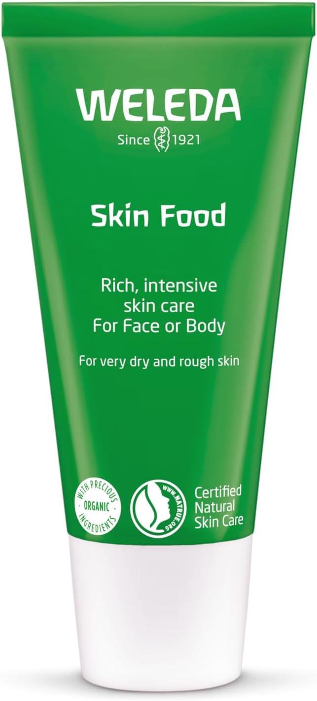 Weleda Skin Food, Dry Skin Moisturiser, Moisturising Cream & Primer, Face & Body, For Men & Women, Multiple Uses, 100% Certified Natural, Organic, 30ml