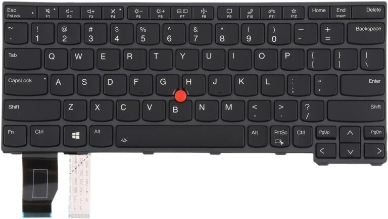 CWONCONGOIN PC Laptop Replacement Parts US Version Backlit Laptop Keyboard with Pointing for Lenovo ThinkPad X13 Gen 2 20WK 20XH X13 Yoga Gen 2 Accessories