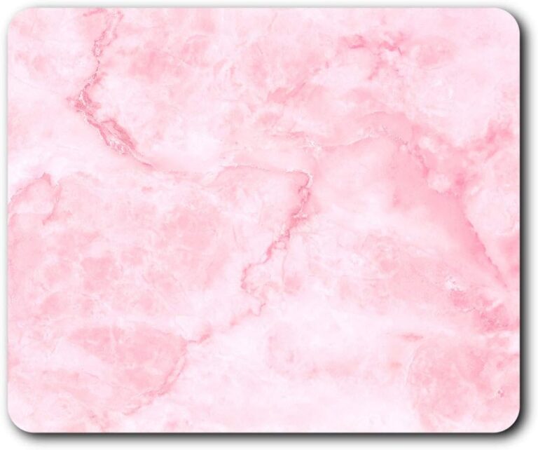 Destination Vinyl Ltd Pink Marble Effect Stone Agate Art Mouse Mat Pad Computer PC Laptop Gaming Office Home Desk Accessory Gadget 24017