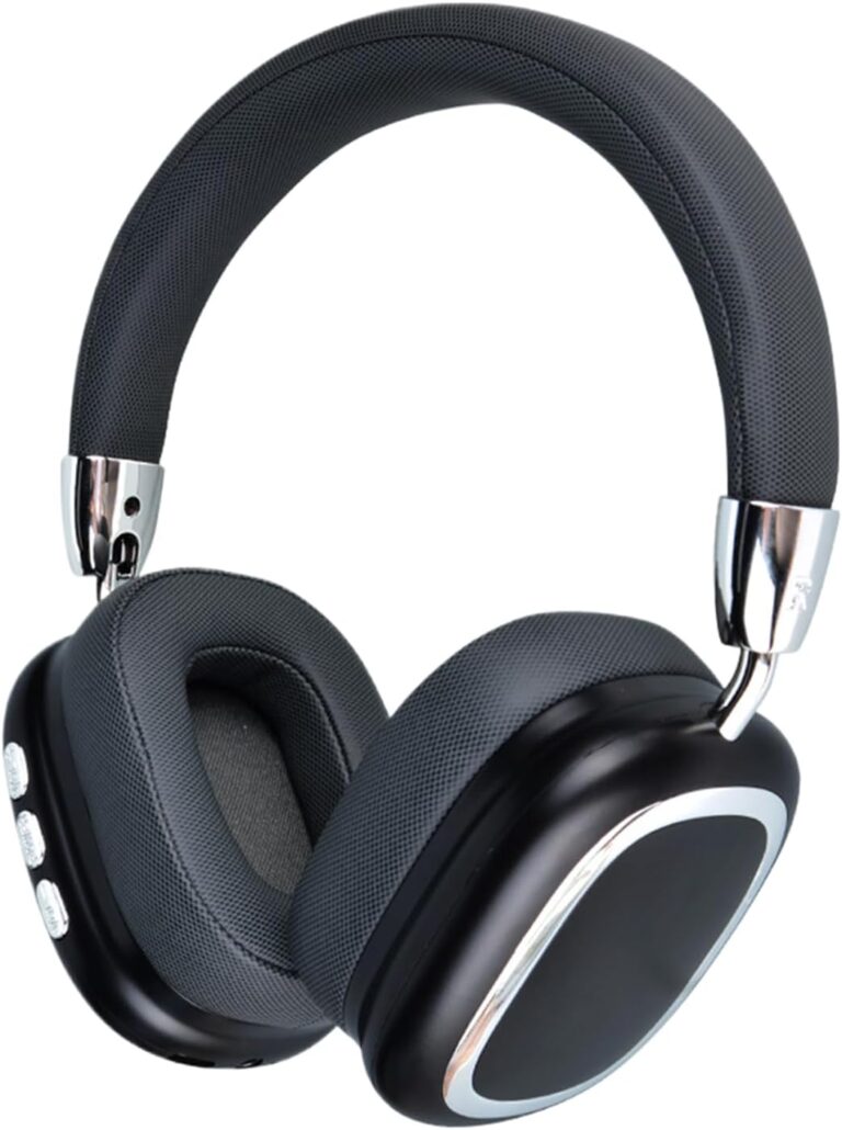 Gomice Headphones Wireless over Ear – Lightweight Foldable Sound Cancelling Headphones,Long Battery Life Headset for Home Travel Business Trip Camping Vacation