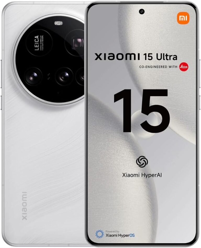 Xiaomi 15 ultra Smartphone 16+512GB Sim-Free – White(UK Version + 2 Year Warranty)(No power adapter included)