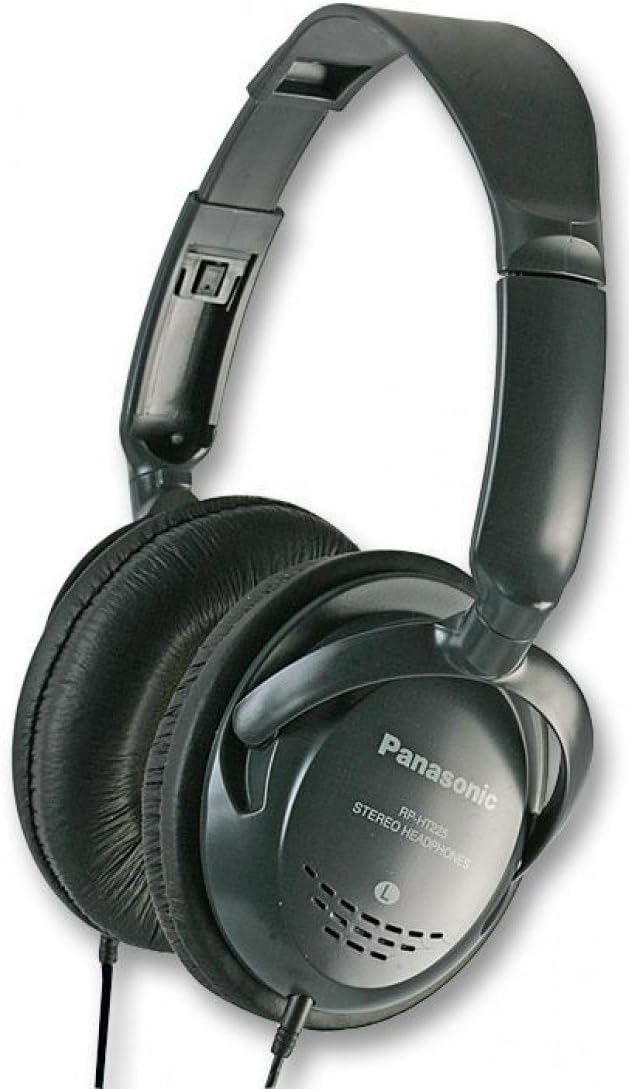 Panasonic RP HT225 On Ear Wired Headphones – Black