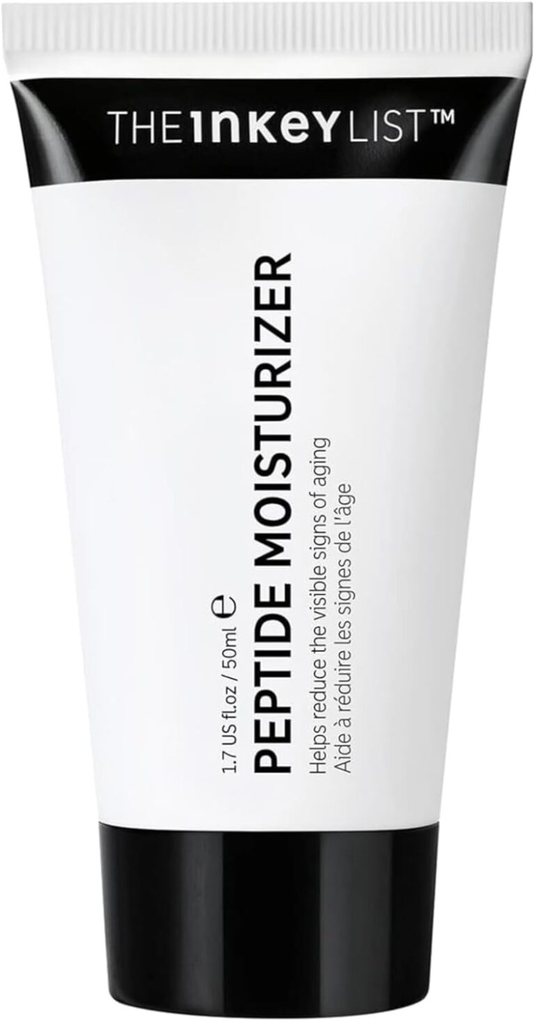 The INKEY List Peptide Moisturiser 50ml, Hydrating Skincare, Supports Natural Collagen, Day/Night Cream, Vegan Friendly, Suitable For All Skin Types