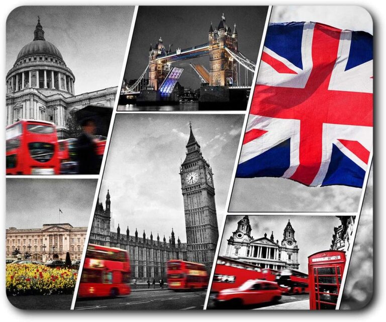 London Landmark UK Photo Art Mouse Mat Pad Computer PC Laptop Gaming Office Home Desk Accessory Gadget 21802