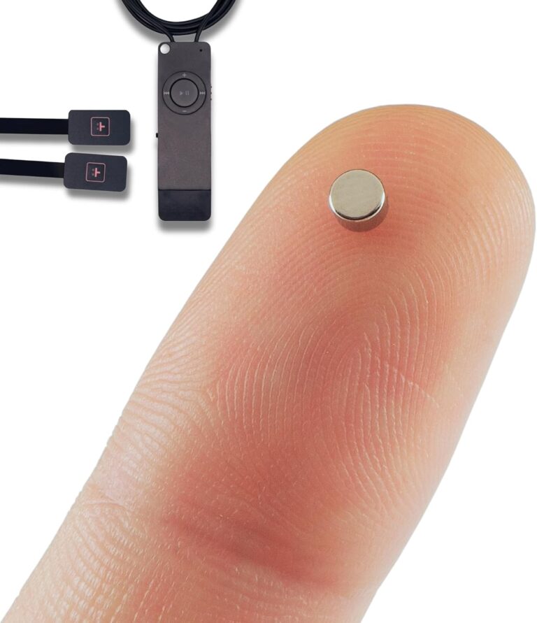 PingaOculto Spy Earpiece Wireless Earphones Invisible Hidden Mini Headset Exam MP3 for Recordings with Footswitches – Secret Earphone Micro Listening Device Hearing Ear Cheating (Spy Earpiece Nano V2)