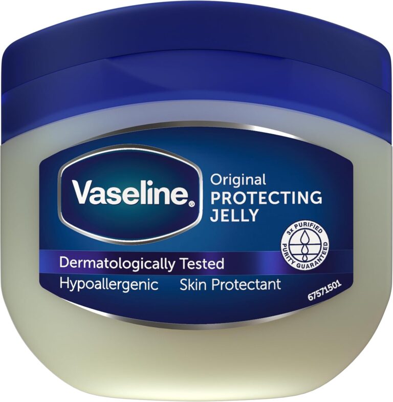 Vaseline Original Petroleum Jelly moisturiser skin care for cracked, dry skin and eczema relief 50 ml