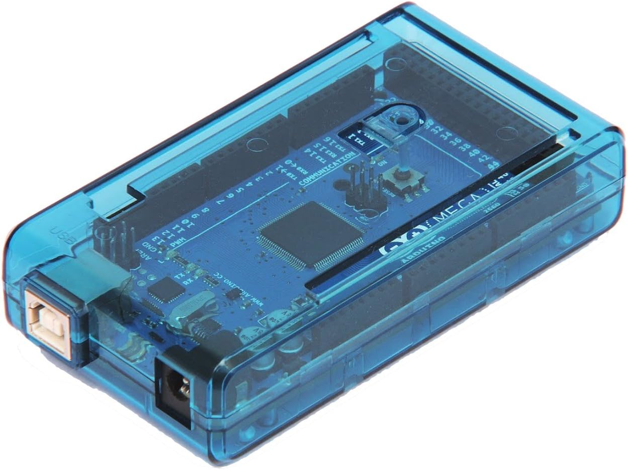 sb components Premium Blue Mega 2560 Case Enclosure for Arduino Mega Protective Case Cover for Mega 2560