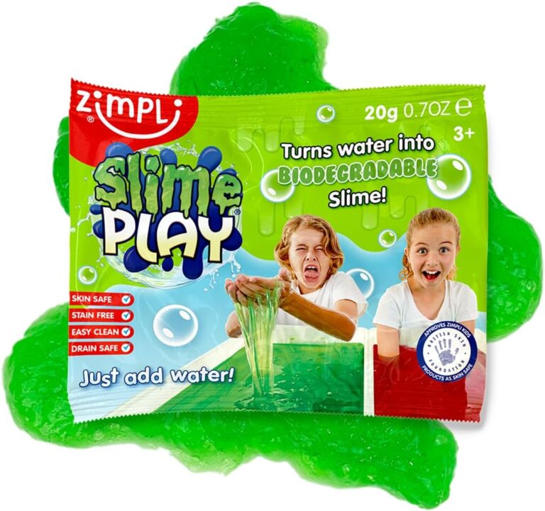 Zimpli Kids Slime Play – Turns Water into Thick, Gooey Slime, Party Bag Filler, Pocket Money Toys, Novelty and Gag Toys