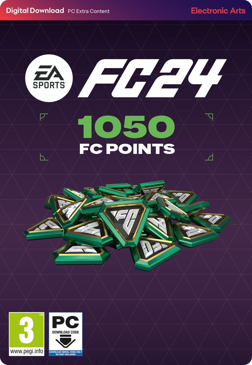 EA SPORTS FC 24 Ultimate Team 1050 PCWin | VideoGame | English | PC Code – Origin