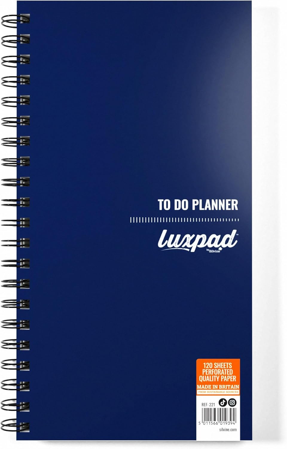Luxpad 280 x 150mm Things To Do Planner – Printed Template (120 Sheets)