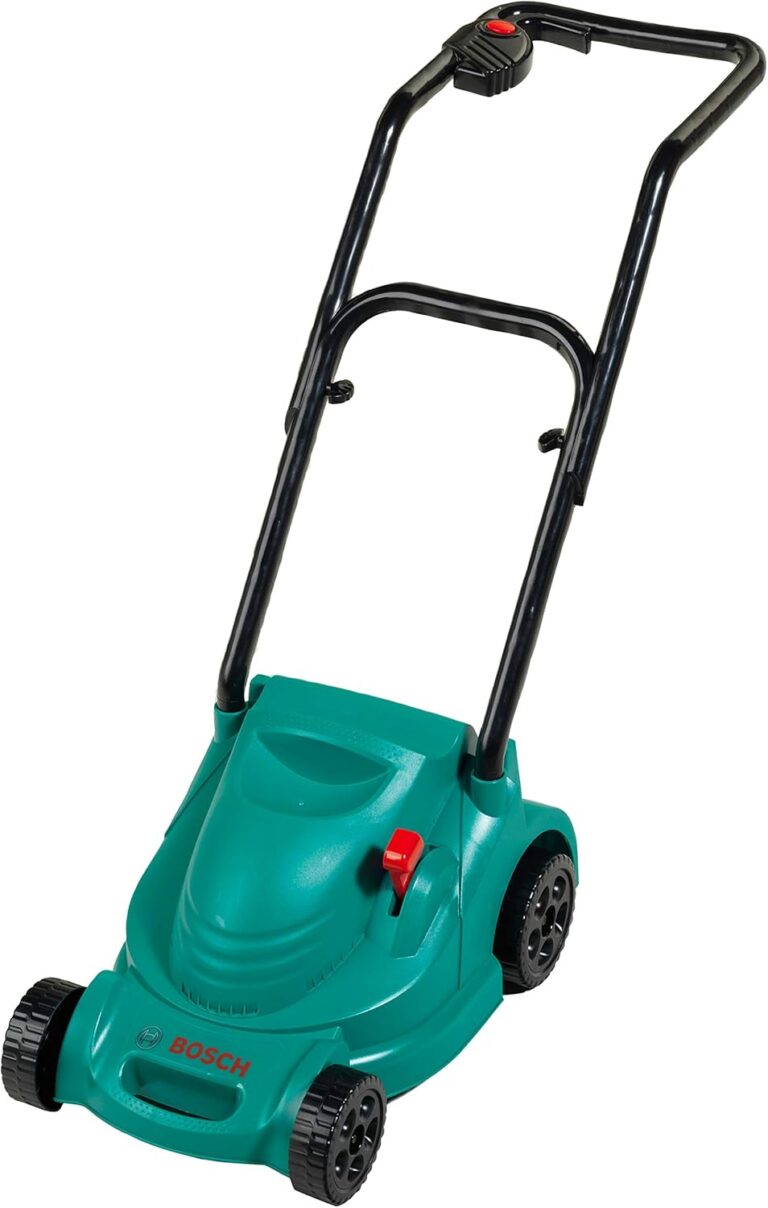 Theo Klein 2702 Bosch Rotak Lawn Mower I Makes Rattling Noise When Pushed I Anti-UV I Toy for Children Aged 18 Months and Up