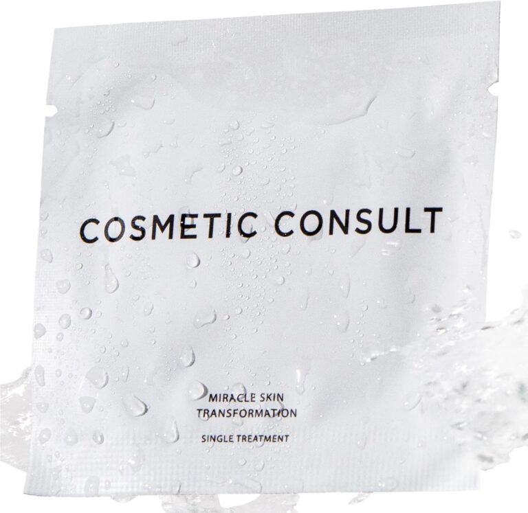 Cosmetic Consult Miracle Skin Transformation By Ashley Stobart | Rejuvenates & Refreshes Skin Overnight, Smooths Wrinkles & Acne, Boosts Collagen, Anti-Ageing Skin Cleanser | 1 x Single Wipe
