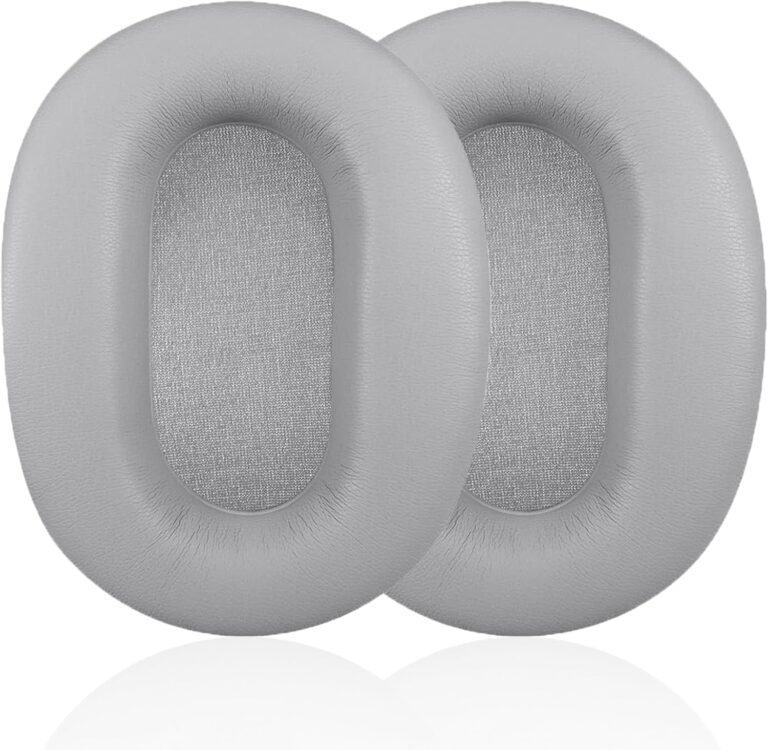Akkiv Deluxe Upgraded Ear Pad Headphone Pad Replacement Ear Pad Compatible with Sony WH-CH710N/WH-CH720N Headphones Soft and Comfortable Protein Leather Ear Pad – Gray